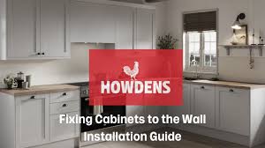 fixing howdens cabinets to the wall