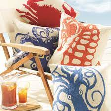 nautical pillows beach themed pillows