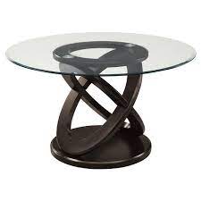 Espresso Glass Dining Table Rona