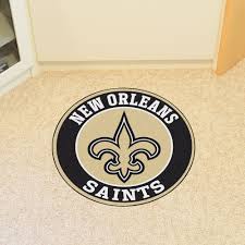 new orleans saints roundel mat at