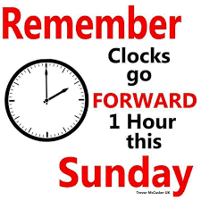 Nearly a century after it was first used today nearly a billion people in seventy countries go through the twice yearly ritual of adjusting their clocks to shift the. Finedon Volta Juniors Fc On Twitter Remember Clocks Go Forward Tonight If You Forget You Ll Be Late For Your Game
