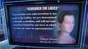 abigail adams remember the las