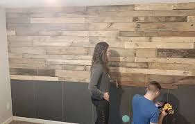Pallet Wood Accent Wall Ashley Diann
