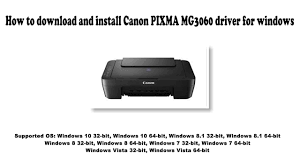 The quality and speed is improved over the old mp. How To Download And Install Canon Pixma Mg3060 Driver Windows 10 8 1 8 7 Vista Youtube