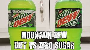 mountain dew zero sugar