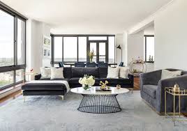 color furniture matches gray flooring