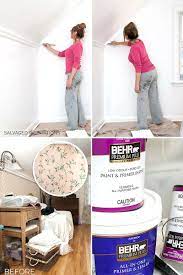 how to paint over wallpaper d