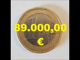 Münzen — größte euro umlaufmünze: 1 Euro Fehlpragung 89 000 00 Youtube Seltene Munzen Extra Geld Verdienen Altes Geld