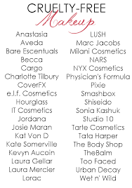 a list of free makeup brands