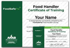 food handler card fast foodsafepal