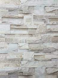 3d slate stone brick effect wallpaper