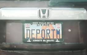 complaints about deportm license plate