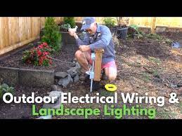 Outdoor Electrical Wiring And Landscape