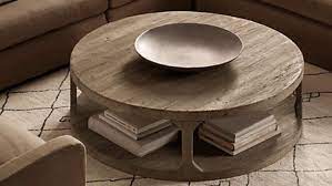 Rustic Round Timber Coffee Table To