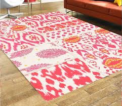 coloured cotton printed carpet