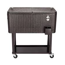 Movisa 80 Qt Outdoor Rolling Party