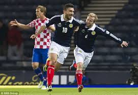 When is scotland vs croatia? Scotland 2 Croatia 0 Match Report Robert Snodgrass And Steven Naismith Net Daily Mail Online