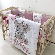 nice elephant baby bedding set a purple