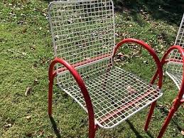 Wire Mesh Chair Patio Mcm Italy Made