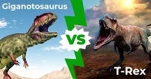 giganotosaurus vs t rex who would win