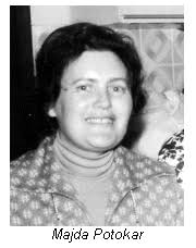Majda Potokar (1933 – 1990). Text Box: Majda Potokar Majda je bila moja najstarejša sestra. Rodila se je leta 1933. V času šolanja za trgovski poklic je ... - Majda_Potokar-1933