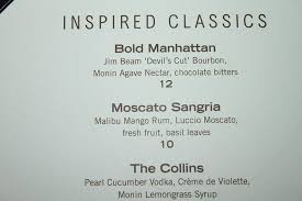 Drink Menu Get The Manhattan Picture Of Chart House