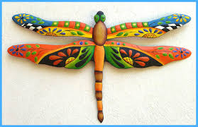 Decorative Dragonfly Outdoor Garden Art