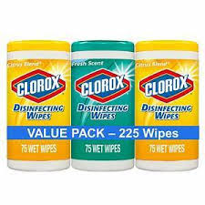 Dispose of wipes according to manufacturer instructions. Clorox Disinfecting Wipes 225 Count Value Pack Acebeach