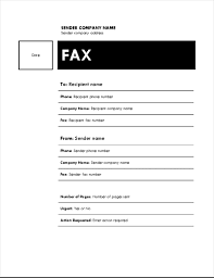 Open Office Fax Cover Sheet Template Jeix Tk