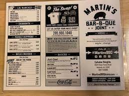 martin s bbq menu get 56 off