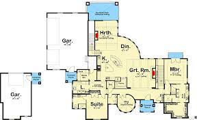 One Story European House Plan With