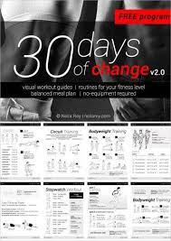30 Day Workout Plan 9 Examples