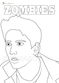 This coloring page will ensure that your child's mind is not blank. Z O M B I E S Coloring Pages Free Printable On Raskrasil Com