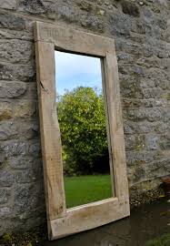 wood framed mirror farmhouse mirrors