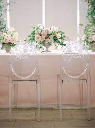 por wedding al chair types