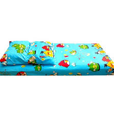 Angry Birds Bedsheet 2 Pillows 4ft