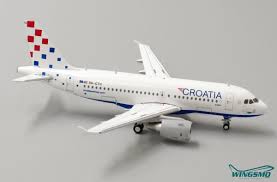 They have a maximum cruising altitude of 11900m and speed of 870km/h. Jc Wings Croatia Airlines 25th Anniversary Livery Airbus A319 Xx4065 Wingsmo Com Flugzeug Modelle