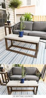 How To Make A Diy Patio Coffee Table