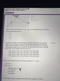 Oneclass Lesson 8 Linear Systems Unit