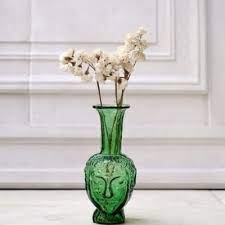 Vase Tête Green La Soufflerie Hand