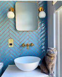 Now that you know exactly what they look like and how to use chevron patterns in your home, get creative with the most stylish zigzag idea! Chevron Bathroom Decor Wild Country Fine Arts