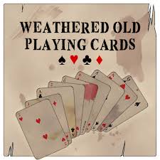 Custom playing cards from zazzle. Weathered Old Playing Cards Roll20 Marketplace Digital Goods For Online Tabletop Gaming