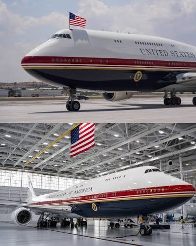 Trump, Katar'ın 400 Milyon Dolarlık Hediyesi Yeni Air Force One ile İlk Seyahatini Gerçekleştirdi ABD Başkanı Donald Trump, Katar tarafından 400 milyon dolar değerinde hediye edilen Boeing 747-8 uçağı ile ilk uçuşunu