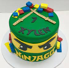 A Cake Life - Ninjago LEGO Birthday Cake with custom...