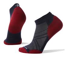 Details About Smartwool Mens Phd Run Light Elite Low Cut Socks Black Red Sports