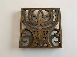 antique art deco cast bronze floor