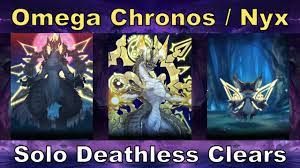 Dragalia Lost - Omega Chronos / Nyx Solo Deathless Clears - YouTube