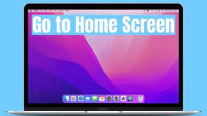 home screen on macbook