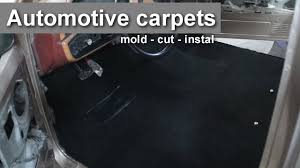 automotive carpet mold cut install