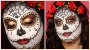 halloween sugar skull makeup tutorial